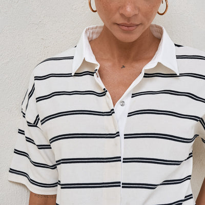 Black Game Plan Polo Tee