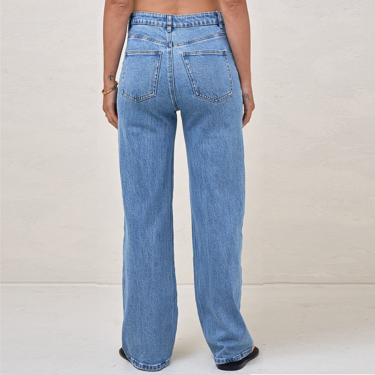 Deep Indigo All Hours Wide Leg Jean