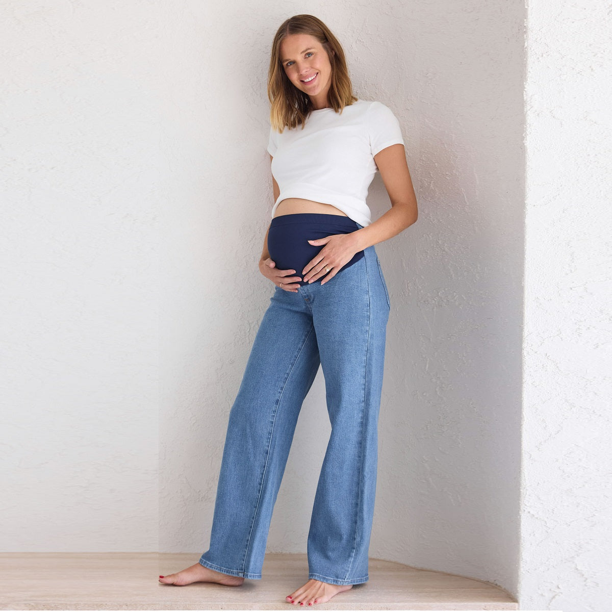 Deep Indigo All Hours Wide Leg Jean