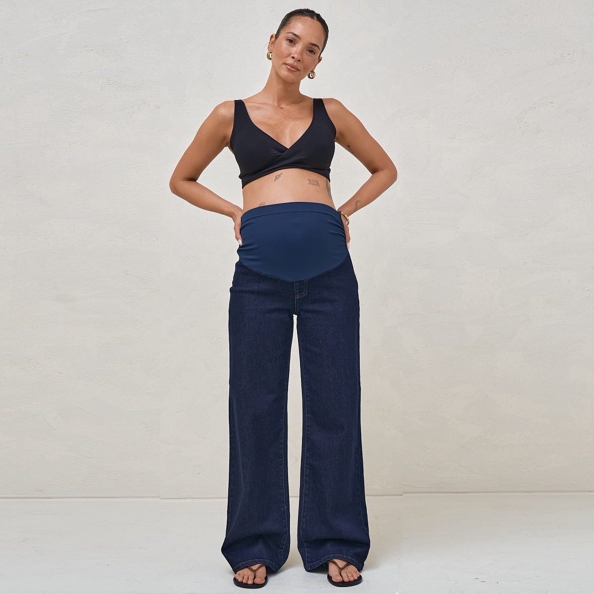 Indigo All Hours Wide Leg Jean