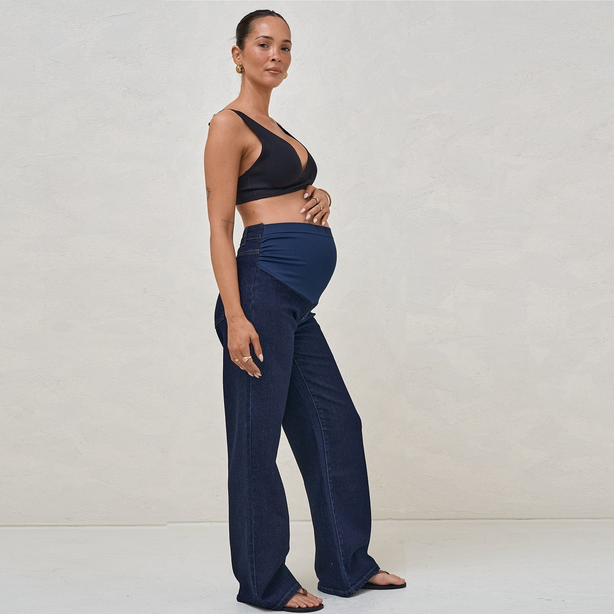 Indigo All Hours Wide Leg Jean