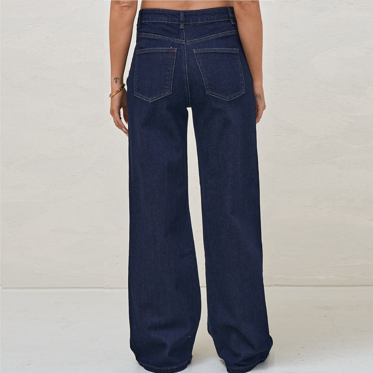 Indigo All Hours Wide Leg Jean
