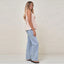 Pink Blurred Lines Gathered Top