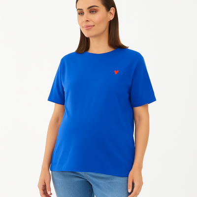 MamaHeart Sky Blue Short Sleeve Tee