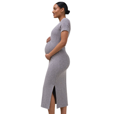 Charcoal Epitome Short Sleeve Dress