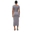 Charcoal Epitome Short Sleeve Dress
