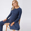 French Navy Sienna Rib Knit Set