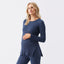 French Navy Sienna Rib Knit Set