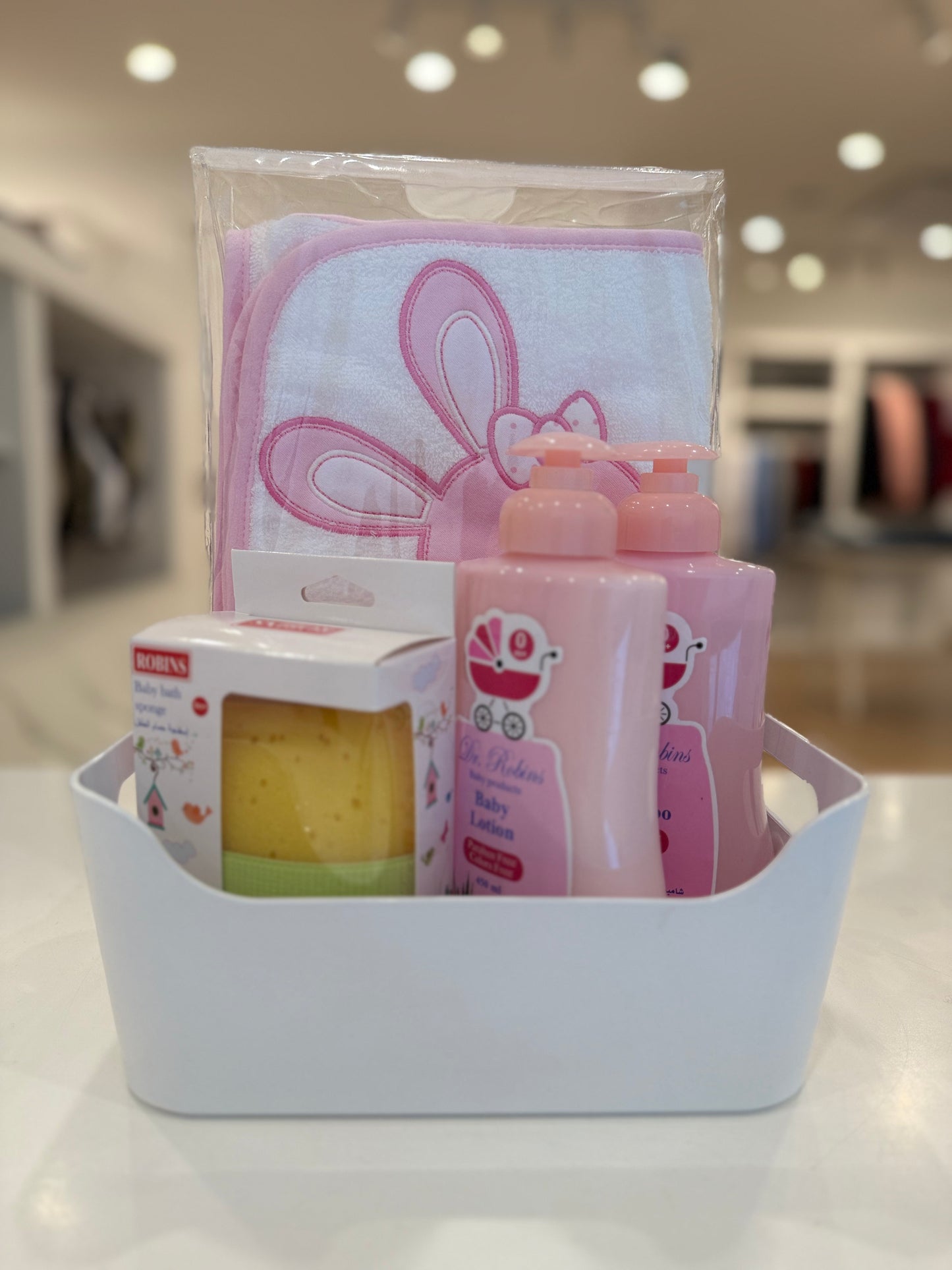 Pink Bath Essentials Gift Set