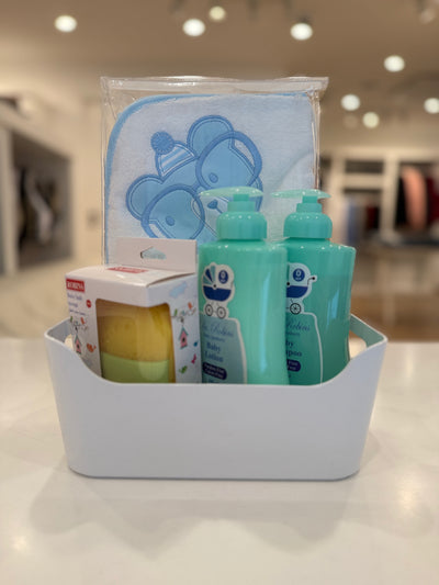 Blue Bath Essentials Gift Set