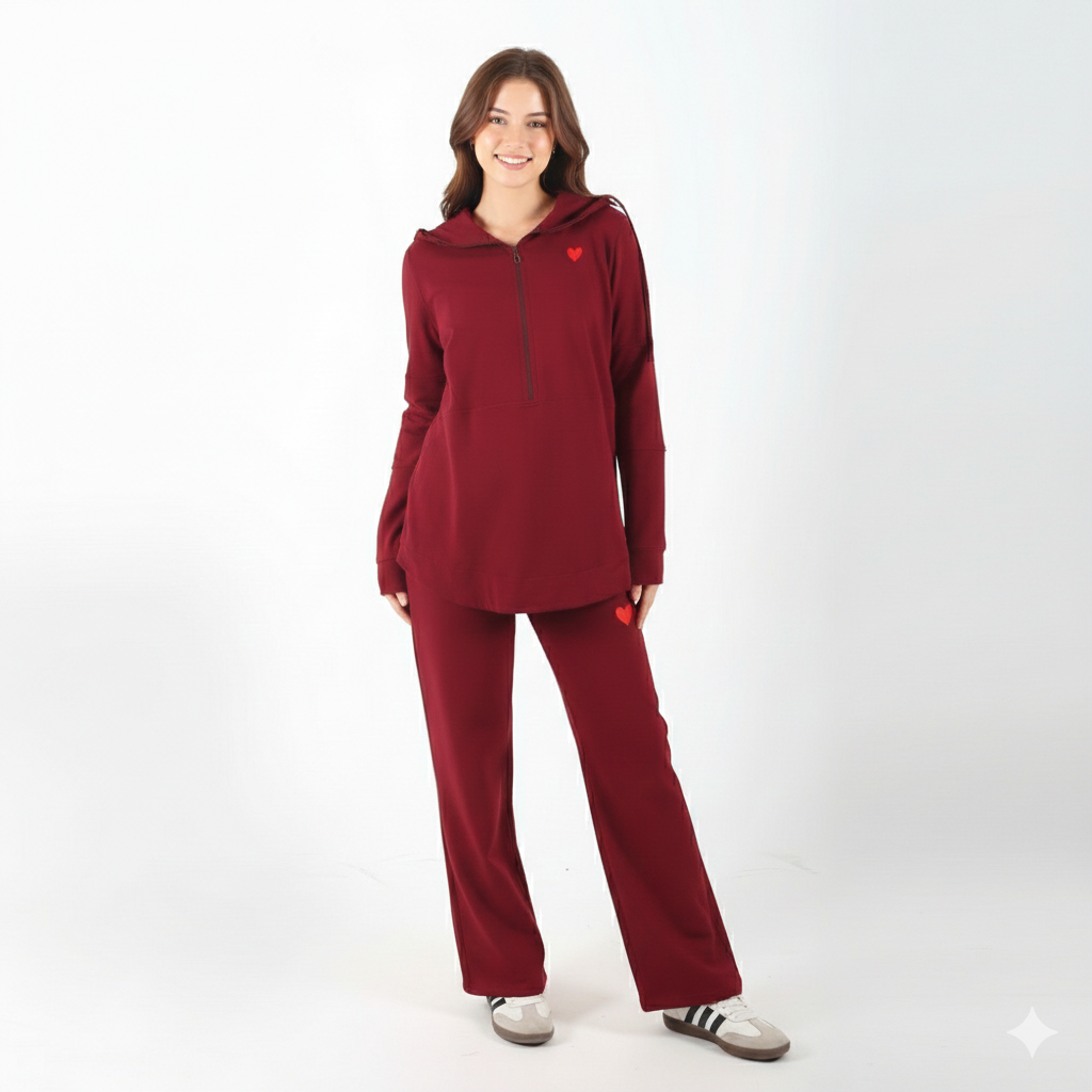 Mama's Maroon Maternity Tracksuit