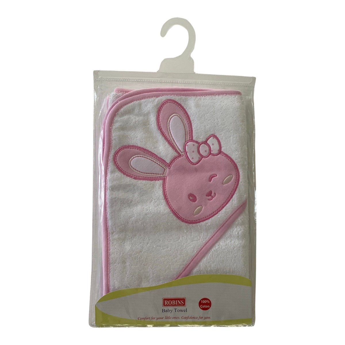 Robins Pink Baby Towel