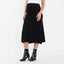Black A-Line Knit Skirt
