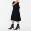 Black A-Line Knit Skirt