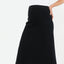 Black A-Line Knit Skirt