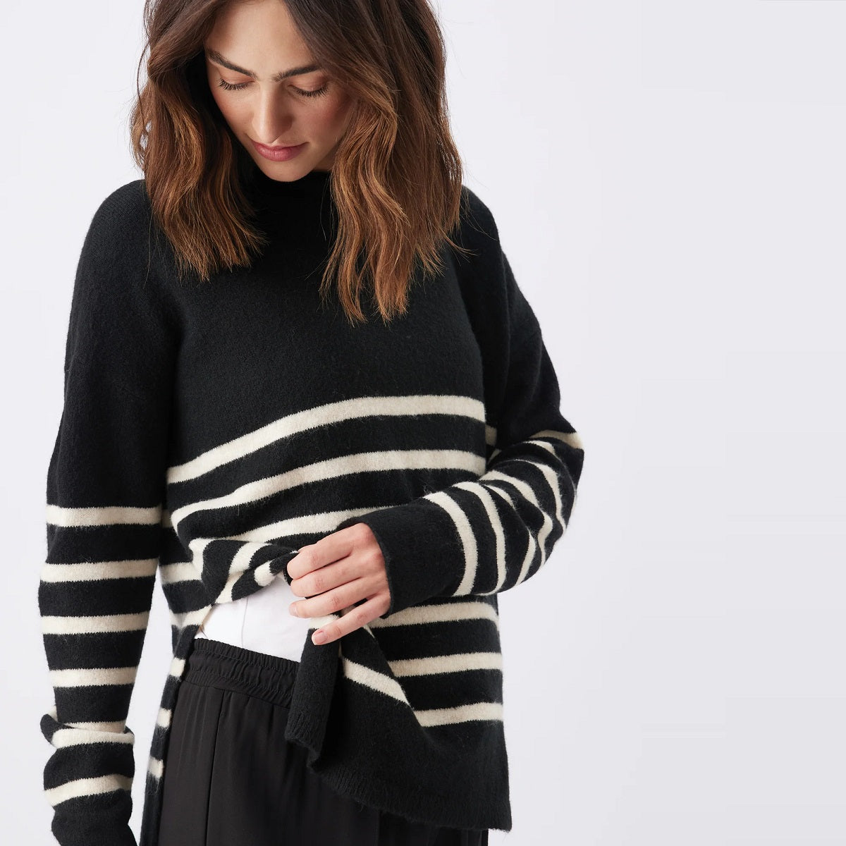 Black Gerrie Nursing Knit