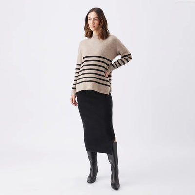 Mocha Gerrie Nursing Knit