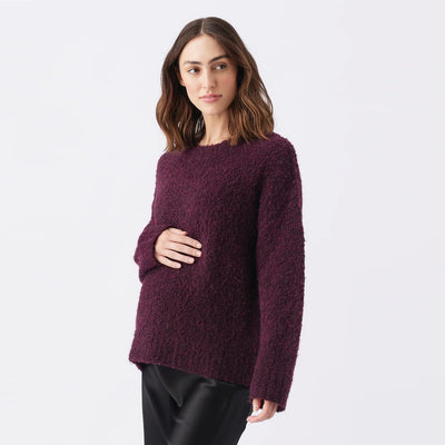 Burgundy Theo Cosy Knit