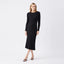 Black Eden Knit Nursing Dress