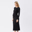 Black Eden Knit Nursing Dress