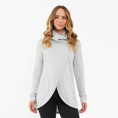 Silver Marle Cowl Neck Nursing Knit