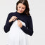 Navy Mandy Detachable Nursing Knit