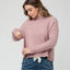 Pink Jade Crop Nursing Knit