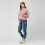 Pink Jade Crop Nursing Knit