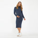 Denim Marle Nella Rib Nursing Knit Dress