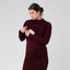 Maroon Nella Rib Nursing Knit Dress