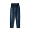 Deep Blue Maternity Tapered Jeans