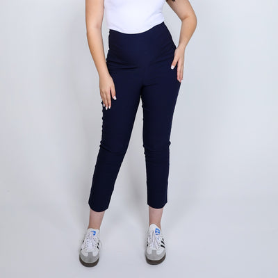 Navy Nicky Capri Pant