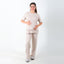 Beige Cherry Stripe Suit