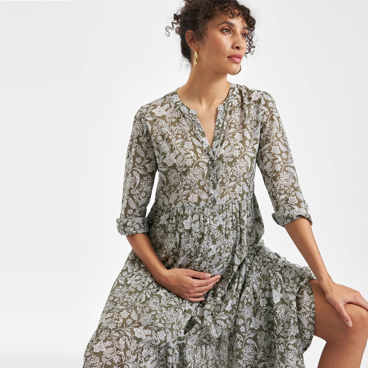 Olive Ezra Tiered Dress