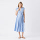 Blue Abby Stripe Shirt Dress