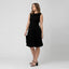 Black Knife Pleat Dress