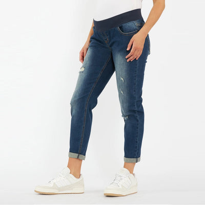 Indigo Fade Baxter Boyfriend Jean