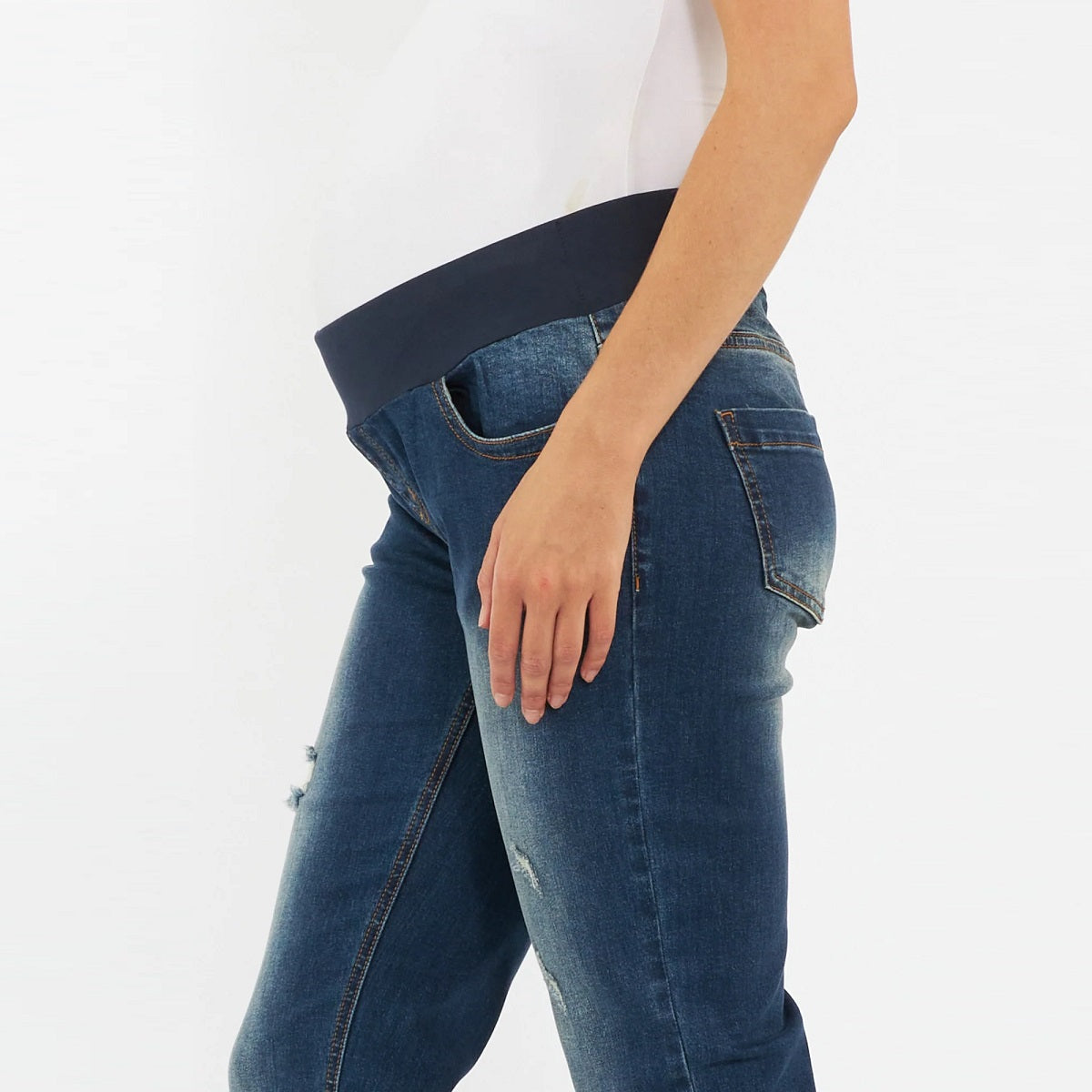 Indigo Fade Baxter Boyfriend Jean