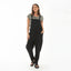 Black Poppy Linen Jumpsuit