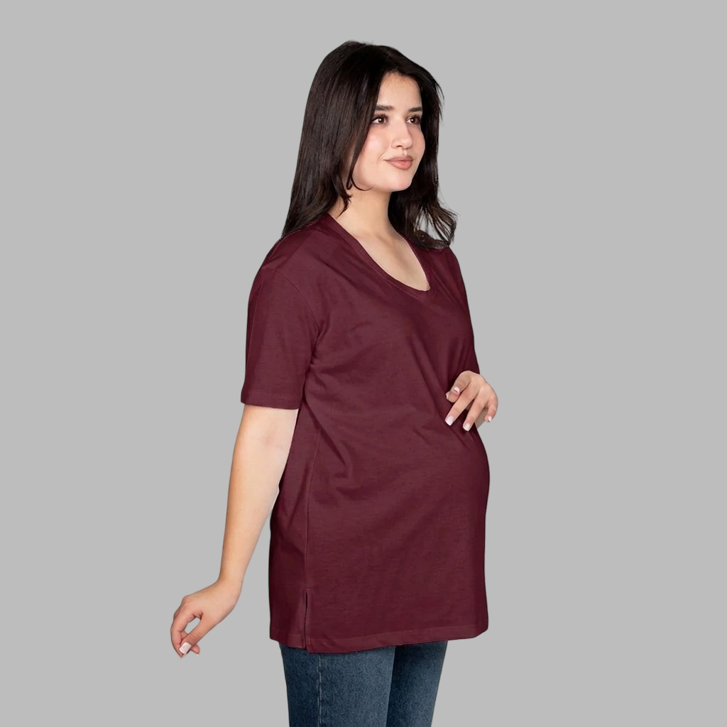 Maroon Meeza T-Shirt
