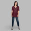 Maroon Meeza T-Shirt