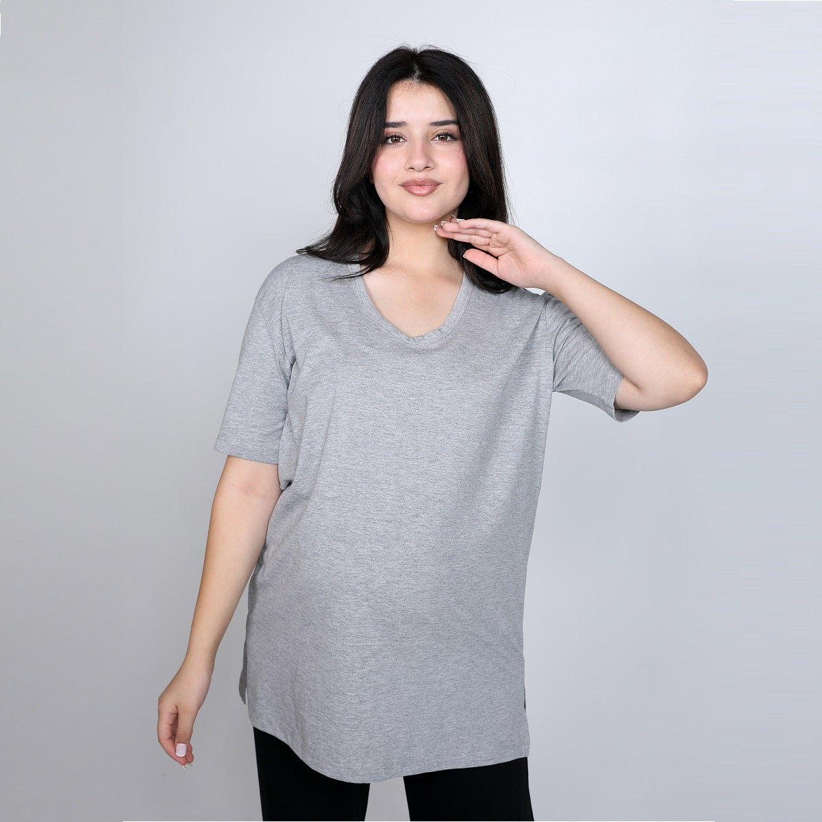 Heather Gray Meeza T-Shirt