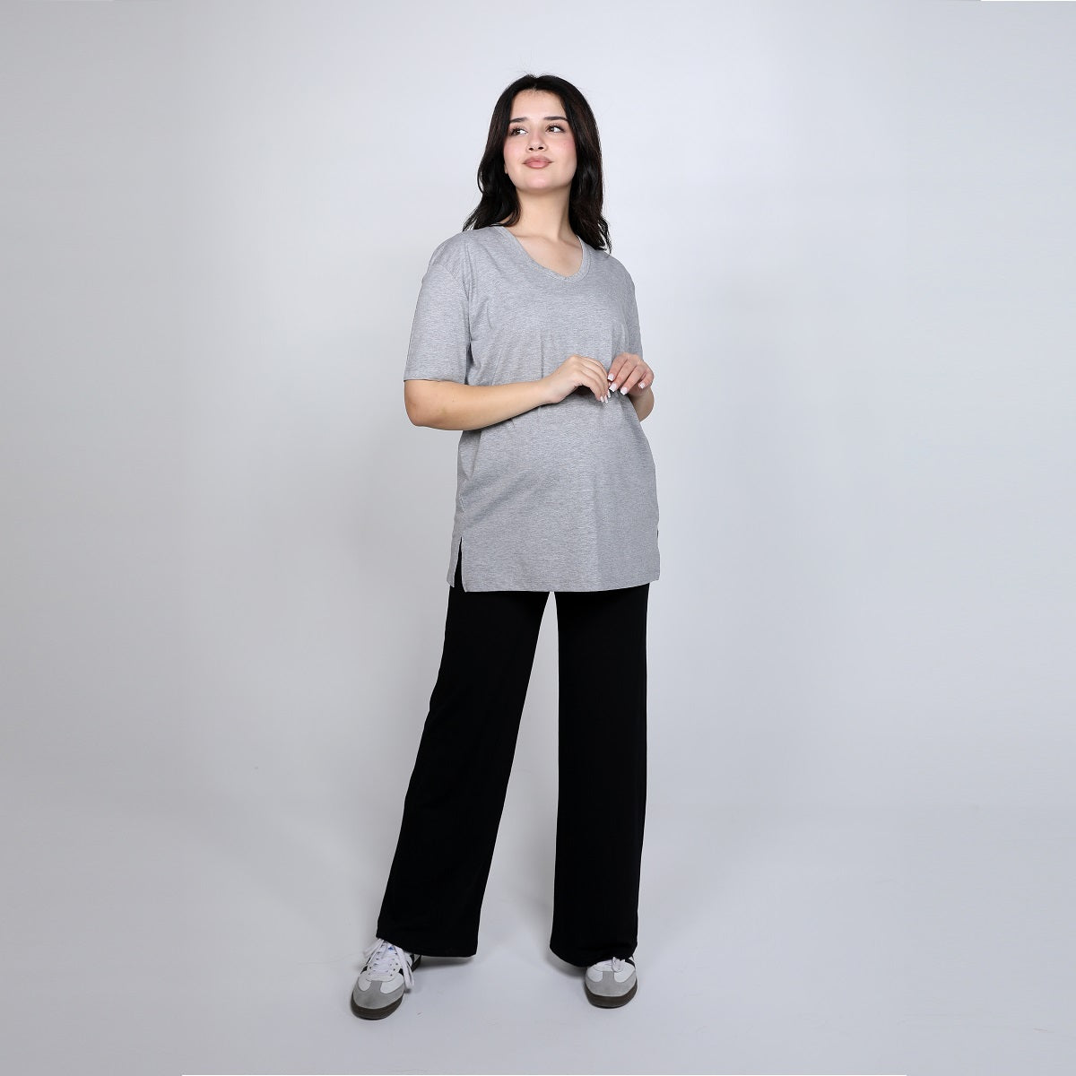 Heather Gray Meeza T-Shirt
