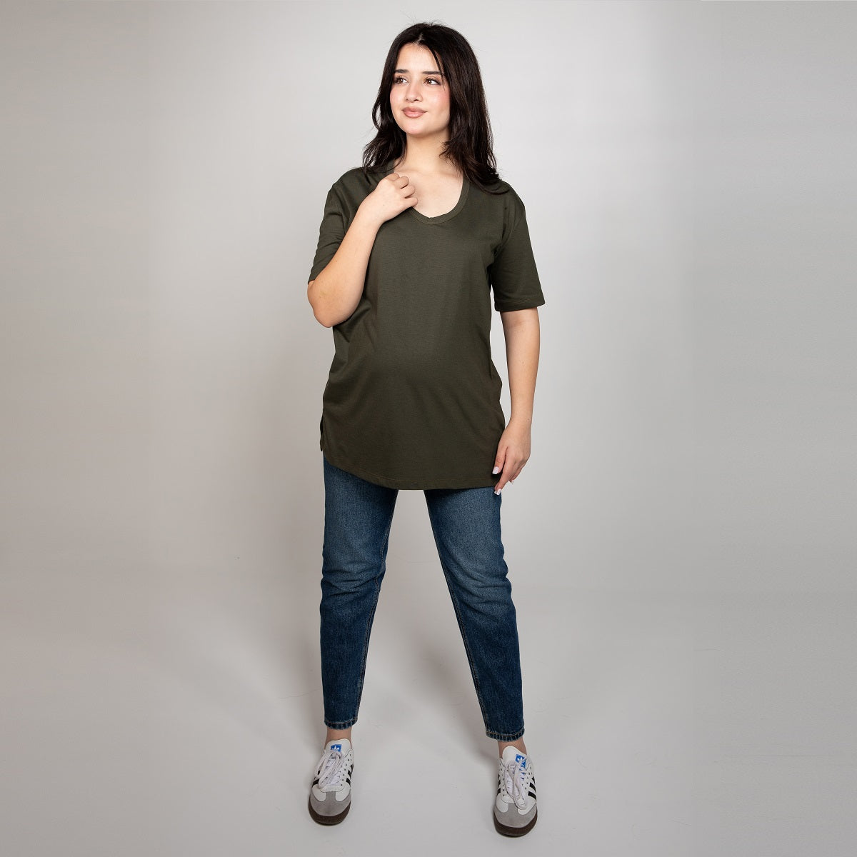 Olive Green Meeza T-Shirt