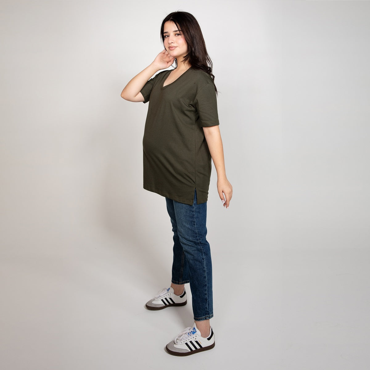Olive Green Meeza T-Shirt