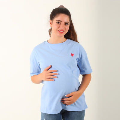 MamaHeart Blue Short Sleeve Tee