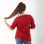 MamaHeart Maroon Short Sleeve Tee