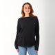 MamaHeart Black Long Sleeve Tee