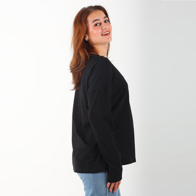 MamaHeart Black Long Sleeve Tee