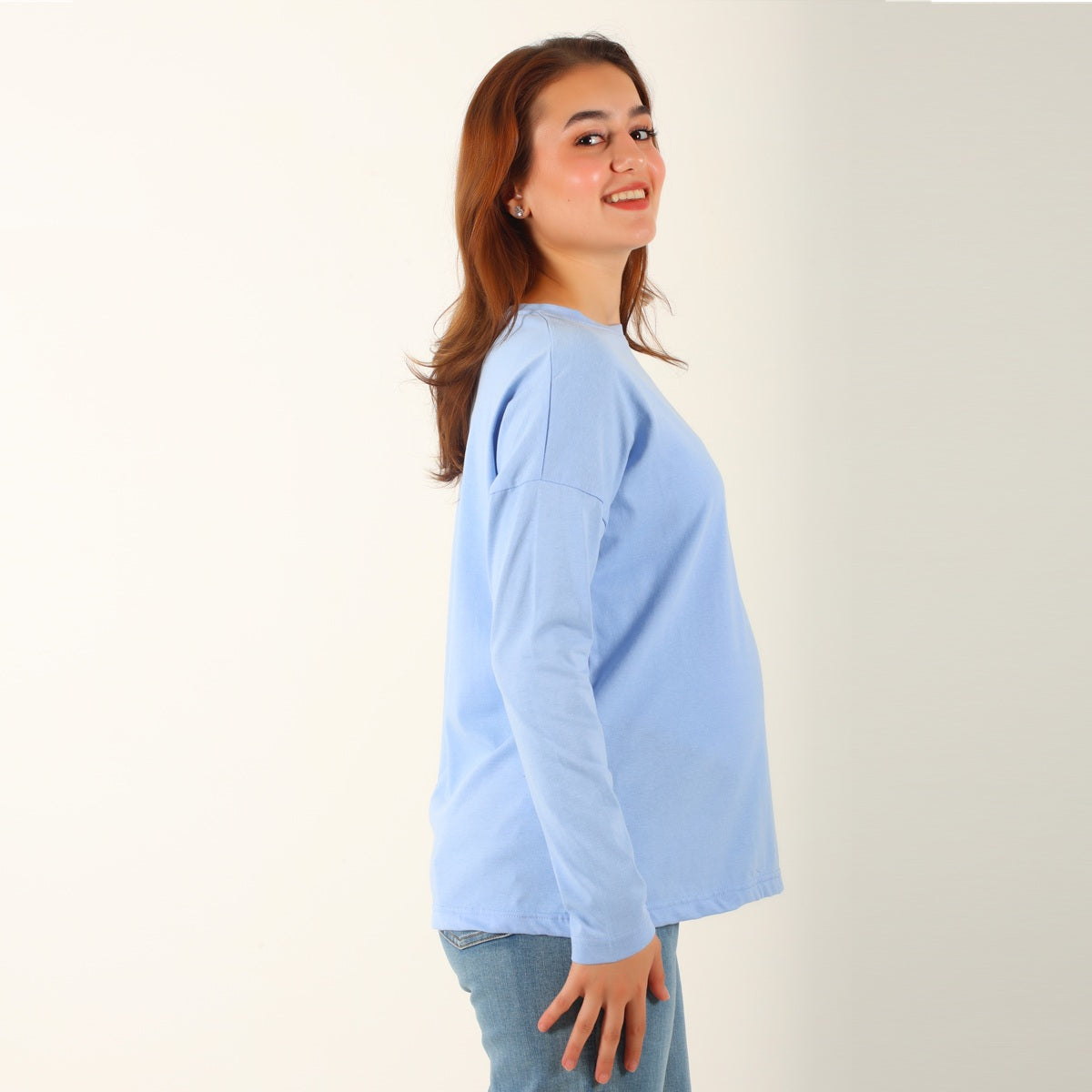 MamaHeart Blue Long Sleeve Tee